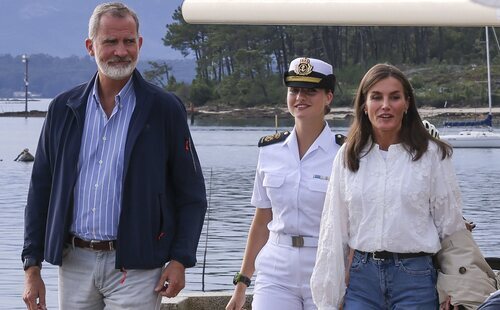 El plan de Felipe y Letizia con la Princesa Leonor en Galicia que les impidió acudir a la boda de Theodora de Grecia