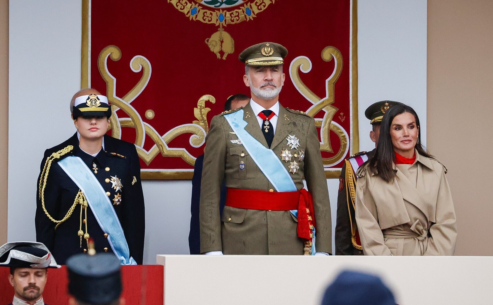 Así ha sido el desfile del Día de la Hispanidad 2024: los Reyes y la Princesa Leonor, pasados por agua