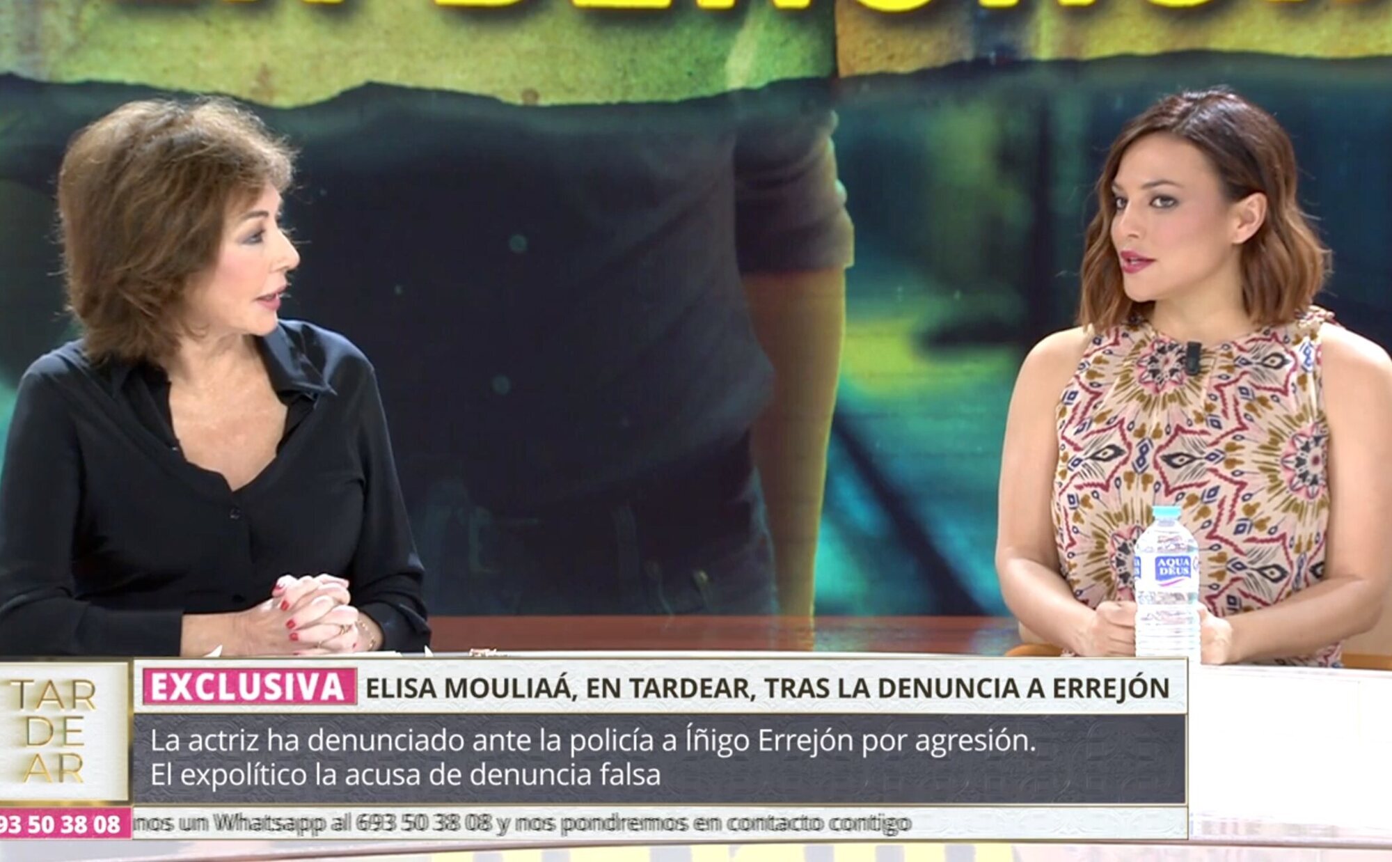 Elisa Mouliaá, en el plató de 'TardeAR': "Todo el mundo piensa que es una artimaña, que te han prometido las Campanadas"