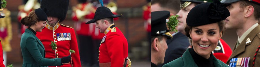 Kate Middleton celebra el día de San Patricio junto con el Príncipe Guillermo y la 'Irish Guard'