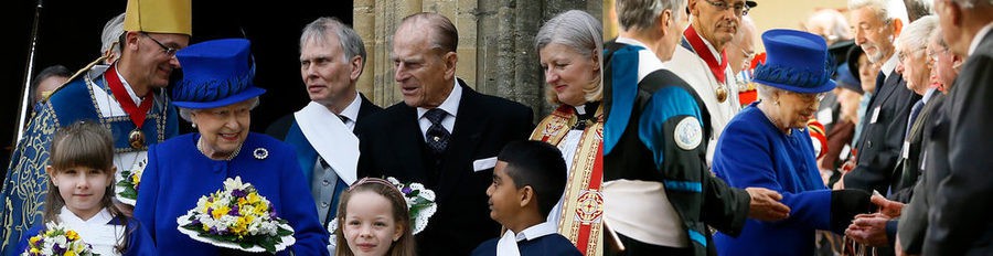 La Reina Isabel II y el Duque de Edimburgo celebran el 'Maundy Money' en Oxford
