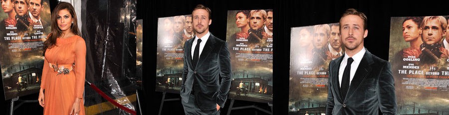 Ryan Gosling y Eva Mendes estrenan en Nueva York 'The Place Beyond the Pines', película que les unió