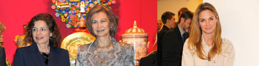La Reina Sofía y Genoveva Casanova inauguran la exposición 'Grandes maestros del arte popular de Iberoamérica'