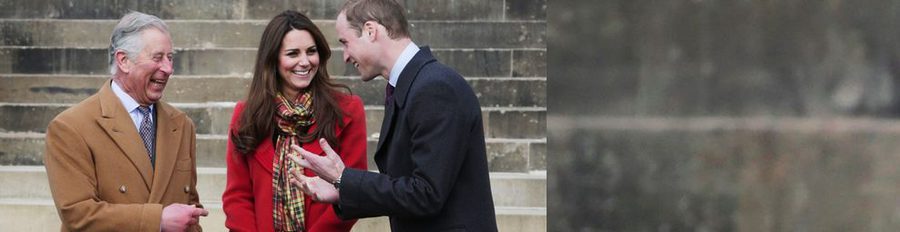 El Príncipe Carlos se une al Príncipe Guillermo y Kate Middleton en su visita a Escocia