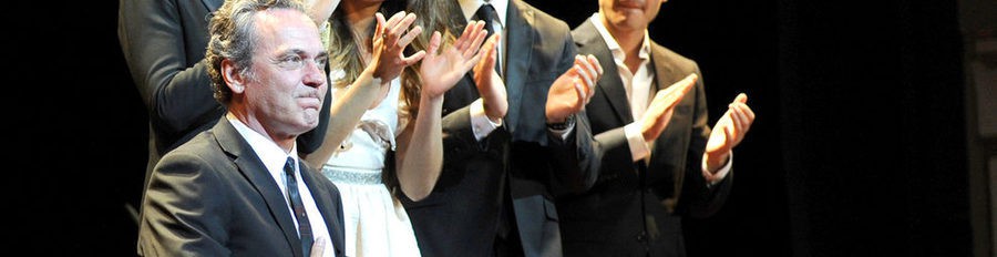 José Coronado recoge el Premio Málaga SUR 2013 ante Miguel Ángel Muñoz y Natalia Verbeke