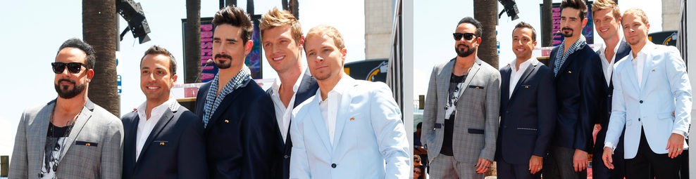 Los Backstreet Boys celebran su 20 aniversario estrenando estrella en el Paseo de la Fama