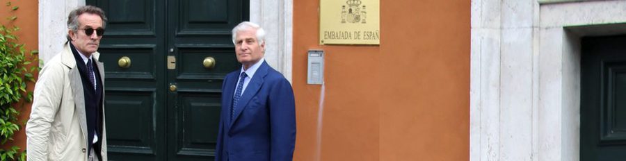 Alfonso Díez y el Duque de Húescar preparan la vuelta a España de la Duquesa de Alba en la Embajada en Roma