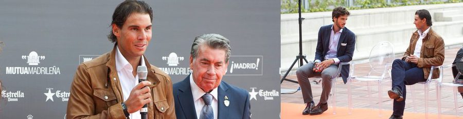 Rafa Nadal, Fernando Verdasco, Feliciano López y Serena Williams presentan el Madrid Open 2013