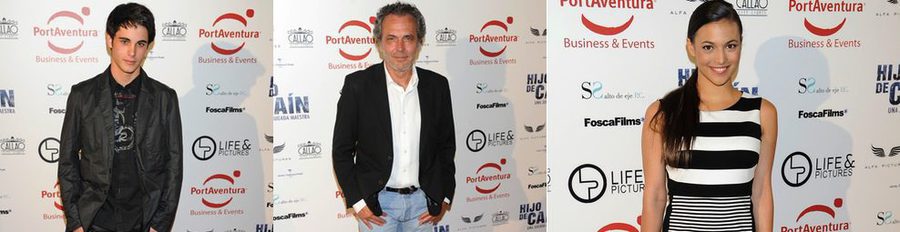 David Solans y José Coronado estrenan 'Hijo de Caín' apoyados por Nicolás Coronado y Elisa Mouliaá