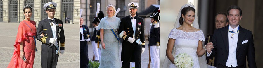 Las Casas Reales Europeas hacen olvidar la ausencia de los Príncipes Felipe y Letizia en la boda de Magdalena de Suecia y Chris O'Neill