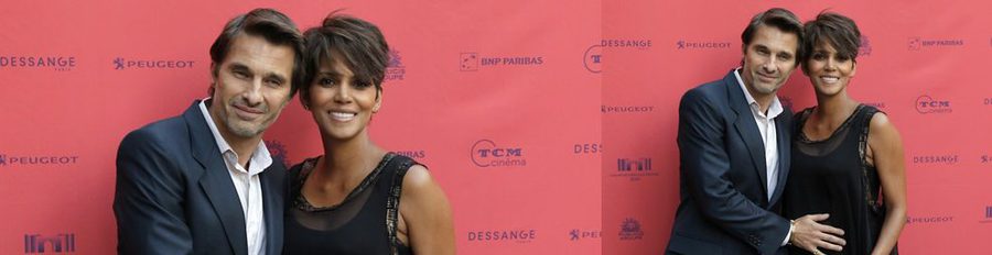 Halle Berry presume de embarazo junto a Olivier Martínez en París