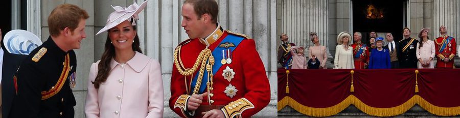 La Familia Real Británica celebra Trooping the Colour 2013 con la ausencia del Duque de Edimburgo