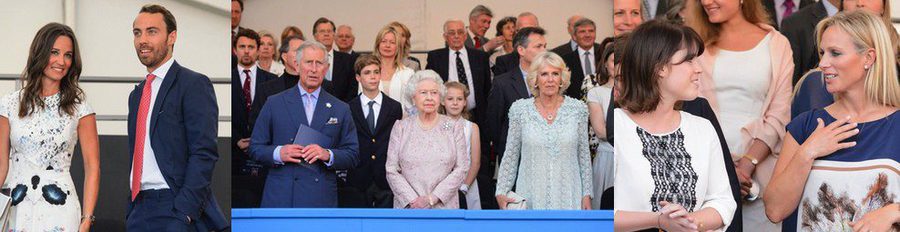 La familia Middleton disfruta del concierto del 60 aniversario de la coronación de la Reina Isabel II