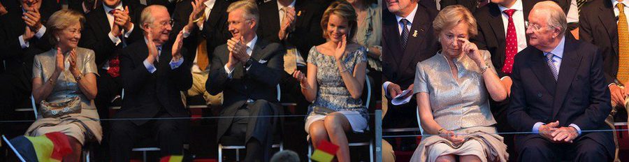 Los reyes Alberto II y Paola de Bélgica acuden a un espectáculo en el National Ball de Bruselas en su último acto público