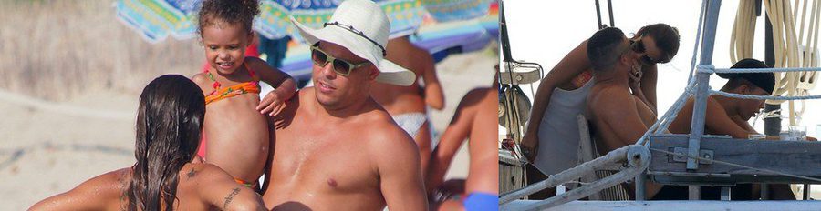 Ronaldo disfruta de un día de diversión con sus hijas y de amor con Paula Morais en Ibiza