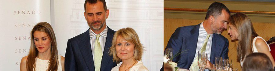 Los Príncipes Felipe y Letizia recuerdan a Concha García Campoy en la entrega del Premio Luis Carandell a María Rey