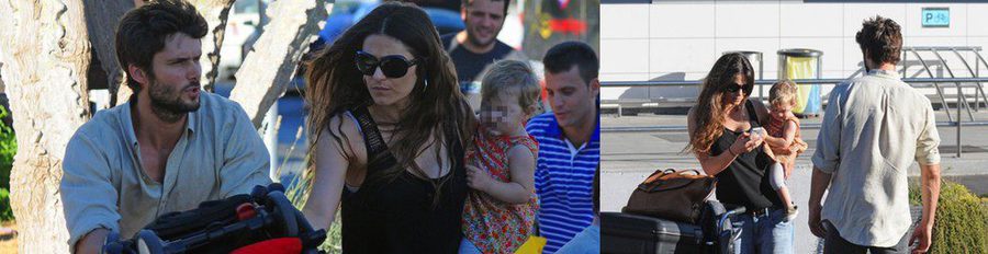 Olivia Molina y Sergio Mur aterrizan en Ibiza para pasar unas vacaciones con su hija Vera