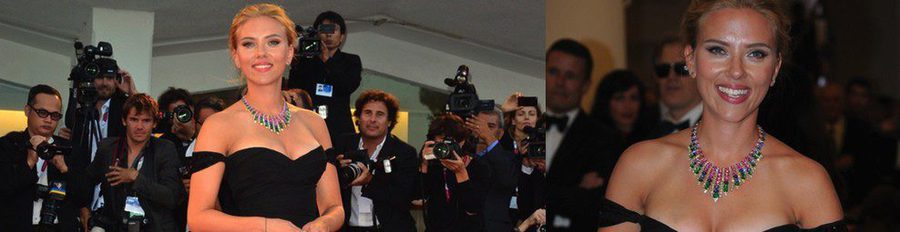 Scarlett Johansson derrocha glamour en el estreno de 'Under the skin' en la Mostra de Venecia 2013