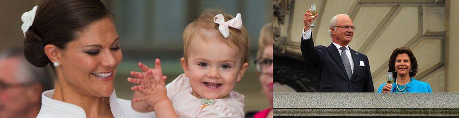 La Princesa Estela roba protagonismo al Rey Carlos XVI Gustavo de Suecia en la celebración de su Jubileo