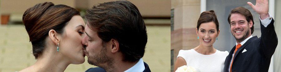Félix de Luxemburgo y Claire Lademacher se convierten en marido y mujer en una íntima boda civil