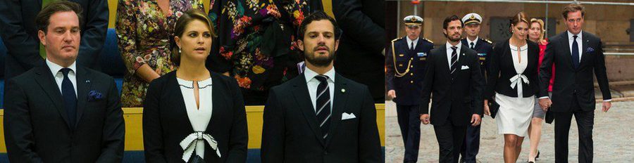 Chris O'Neill acompaña por primera vez a la Familia Real Sueca en la apertura del Parlamento