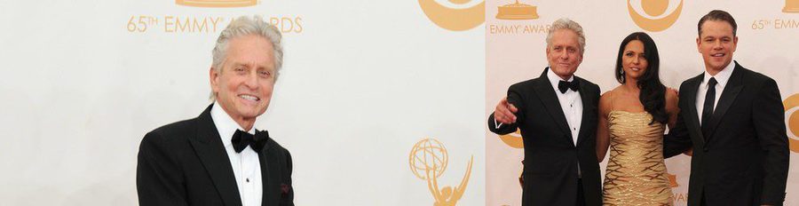 Michael Douglas lleva su alianza a los Emmy 2013 tras su "separación temporal" de Catherine Zeta Jones