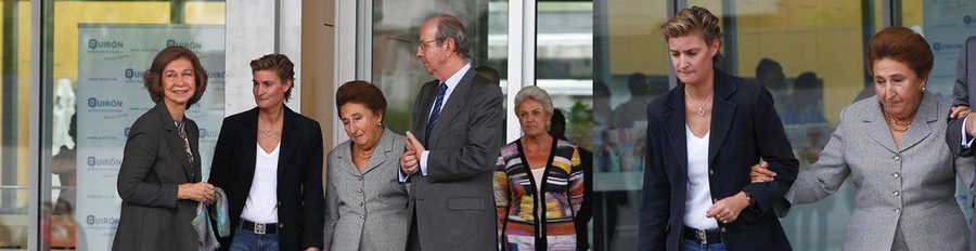 La Infanta Margarita y María Zurita visitan al Rey Juan Carlos, que evoluciona bien del proceso infeccioso