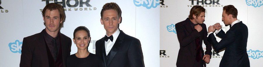 Chris Hemsworth, Natalie Portman y Tom Hiddleston estrenan 'Thor: El mundo oscuro' en Londres