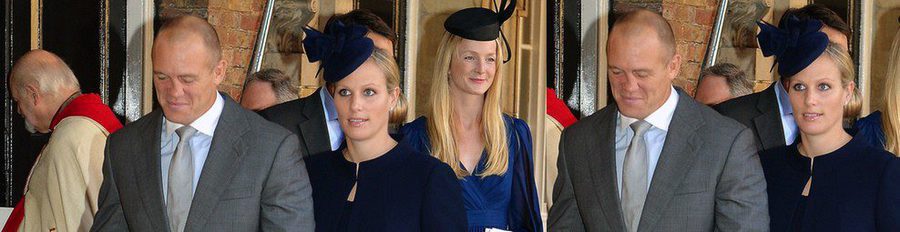 Zara Phillips presume de embarazo ejerciendo de madrina del Príncipe Jorge de Cambridge
