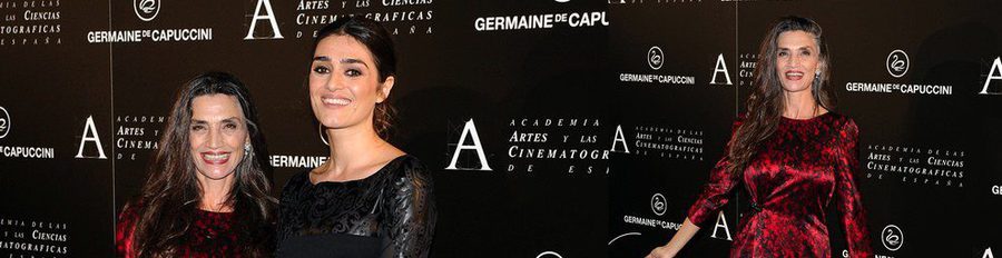 Ángela Molina recibe la Medalla de Oro de la Academia de Cine arropada por su hija Olivia Molina