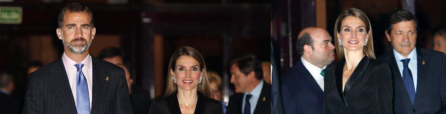 Los Príncipes Felipe y Letizia presiden el concierto previo a la entrega de los Príncipe de Asturias 2013