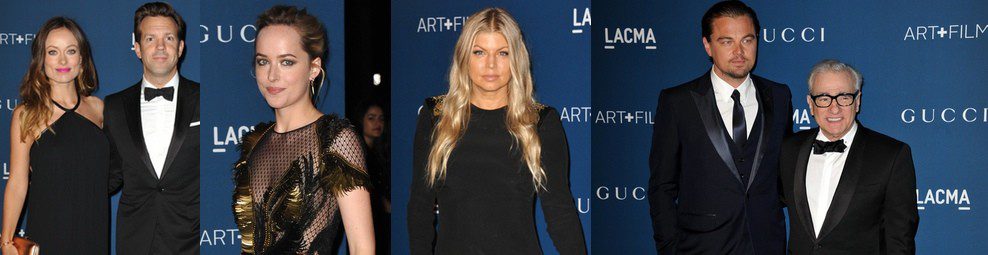 Olivia Wilde, Dakota Johnson y Fergie asisten a la gala LACMA Art + Film