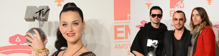 Katy Perry, Bruno Mars y Justin Bieber, entre los premiados en los MTV EMA 2013