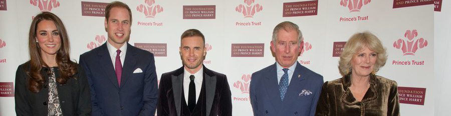 Carlos de Inglaterra, Camilla de Cornualles y los Duques de Cambridge acuden al concierto de Gary Barlow