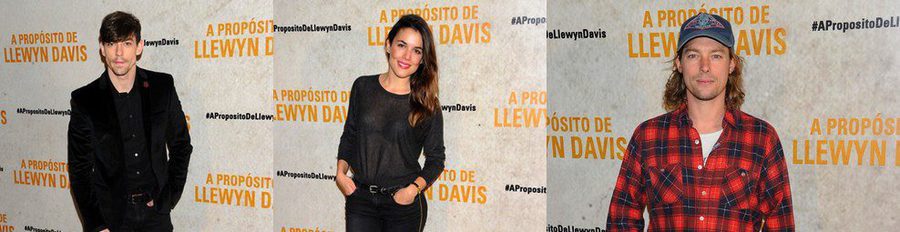 Adriana Ugarte, Adrián Lastra y Jan Cornet asisten al estreno de 'A propósito de Llewyn Davis'