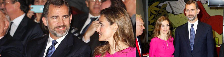 Los Príncipes Felipe y Letizia, cómplices, sonrientes y aclamados en Miami