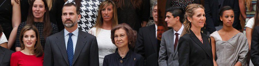 La Reina Sofía, los Príncipes Felipe y Letizia y la Infanta Elena entregan los Premios Nacionales del Deporte 2012