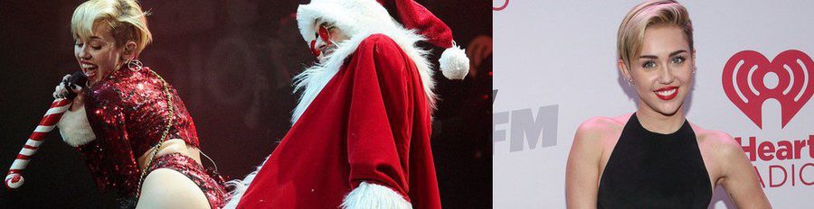 Miley Cyrus da la bienvenida a la Navidad haciendo "twerking" a Papá Noel en el Jingle Ball 2013