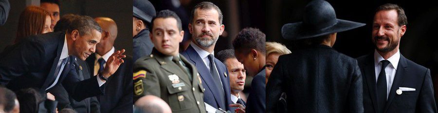Obama, el Príncipe Felipe, Haakon de Noruega, Victoria de Suecia y Dilma Rousseff, entre los asistentes al funeral de Mandela