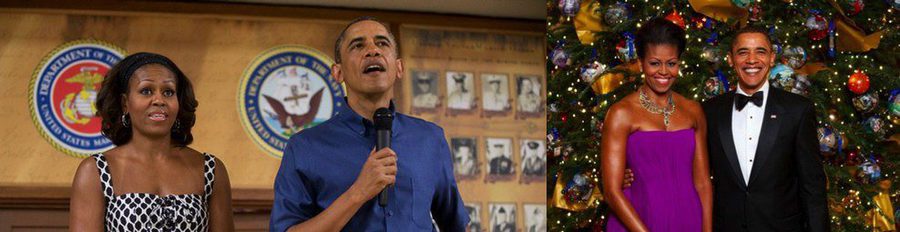 Barack y Michelle Obama visitan a los militares de Hawaii durante sus vacaciones de Navidad