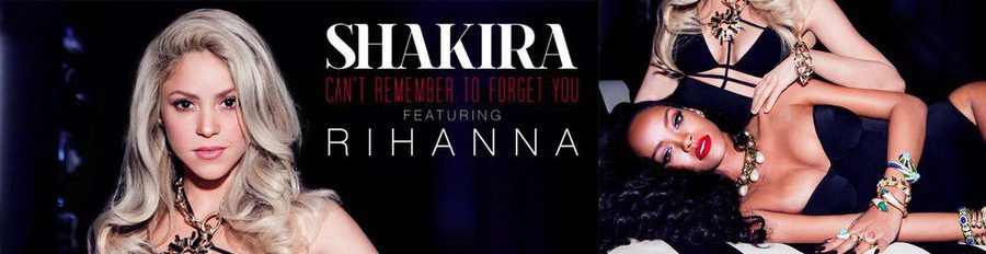 Shakira presenta la portada de su single a dúo con Rihanna 'Can't remember to forget you'