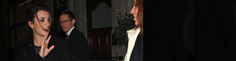 Penélope Cruz se va de cena con Ridley Scott y Giannina Facio en Londres