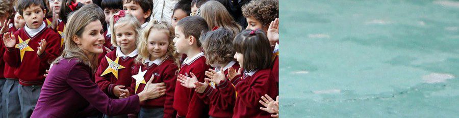 La Princesa Letizia, volcada con los niños en el I Congreso Escolar Internacional de Enfermedades Raras