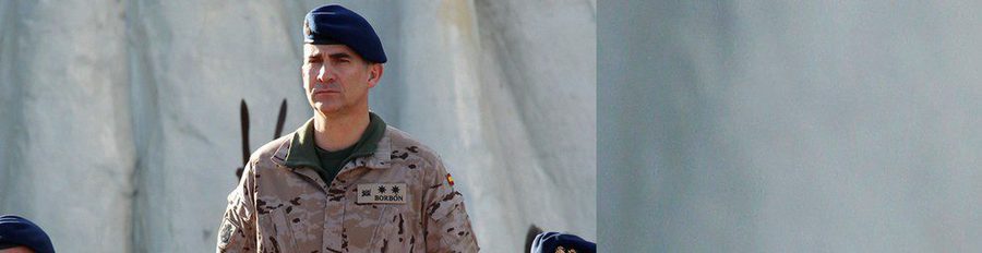 El Príncipe Felipe cumple 46 años entre militares con una visita a la Brigada Paracaidista 'Almogávares' VI