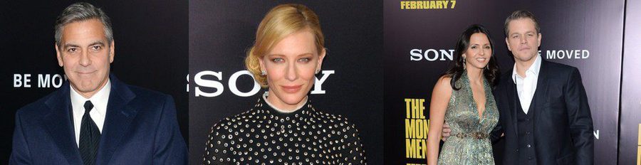 George Clooney, Cate Blanchett y Matt Damon presentan 'Monuments Men' en Nueva York