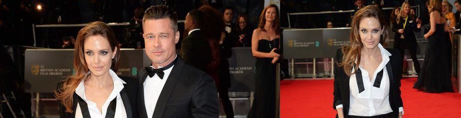 Brad Pitt y Angelina Jolie, en la alfombra roja de los BAFTA 2014 tras su paso por Sochi