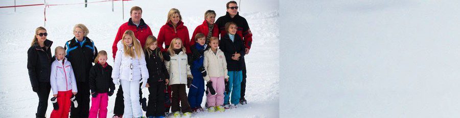 La Familia Real de Holanda se reúne al completo para posar con motivo de sus vacaciones de invierno en Austria