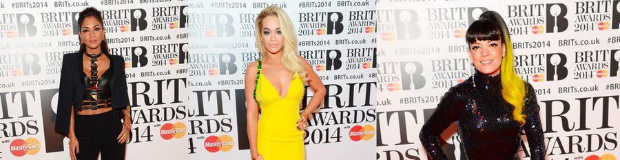 Rita Ora, Nicole Scherzinger, Tom Daley y Kylie Minogue pasean por la alfombra roja de los Brit Awards 2014