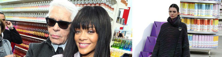 Cara Delevingne, Rihanna, Kendall Jenner y Pauline Ducruet van al supermercado parisino de Chanel