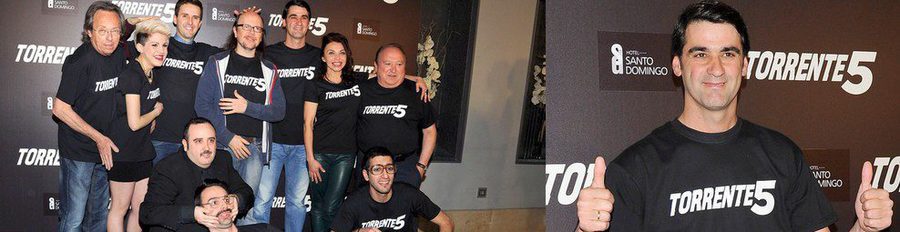 Santiago Segura anuncia el final del rodaje de 'Torrente 5' junto a Jesulín de Ubrique y Angy Fernández